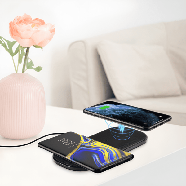 Choetech 5-Coil 15W Dual Mobile Fast Wireless Mobile Charger